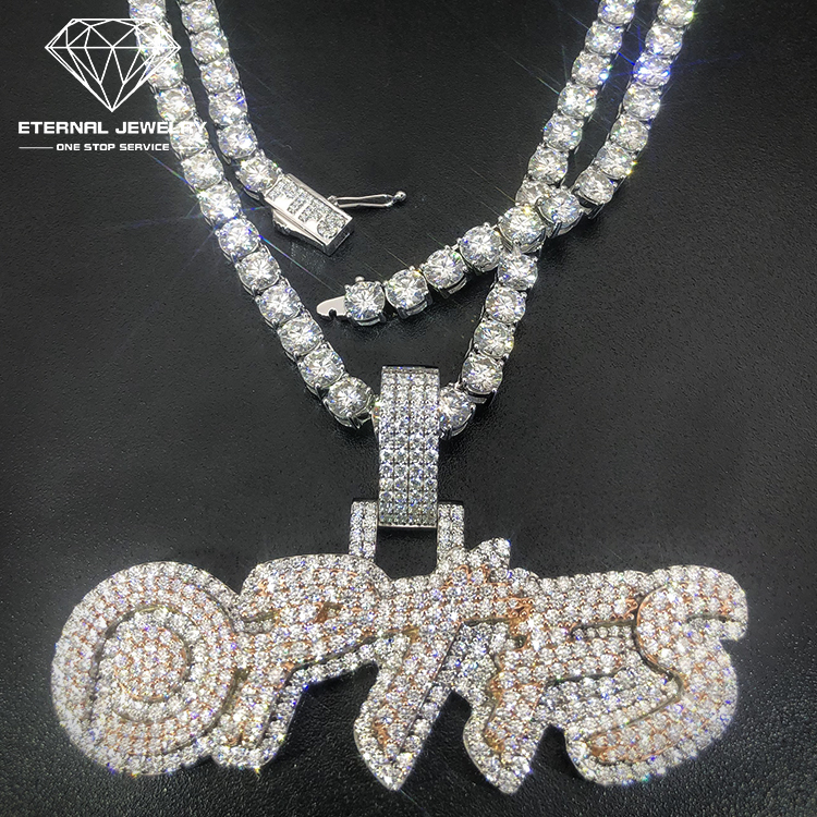 Factory Custom Hip Hop Jewelry Letter 