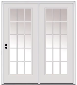 Fenêtres à double vitrage en aluminium creux de fabrication chinoise 22*64 pouces, cloisons intégrées, 15 panneaux transparents, entrée de villa industrielle - Product Image 2