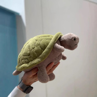 Nouvelle peluche apaisante Timmy la tortue mignonne pour bébé, avec rembourrage en coton PP, idéale comme cadeau d'anniversaire pour les 0-24 mois