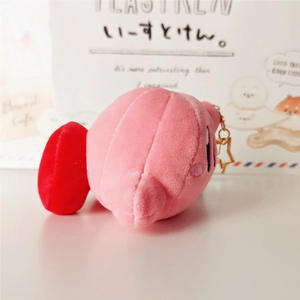 Llaveros de Peluche Suaves de Personajes de Dibujos Animados Kawaii de <span class=keywords><strong>Kirby</strong></span> para Mochilas Escolares, Muñecos de Peluche Rellenos de PP, Regalo para Niños - Product Image 4