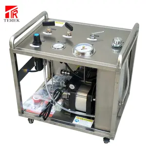 TEREK Brand Pneumatic Hydrostatic Testing Unit Used for Heat Exchanger with Paper Chart Recorder for 10 to 20000psi
