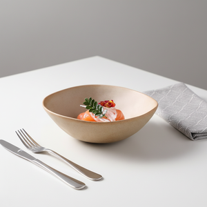 Tazón Minimalista de Cerámica para Ensalada o Postre, Apto para Congelador, Horno y Microondas - Product Image 4