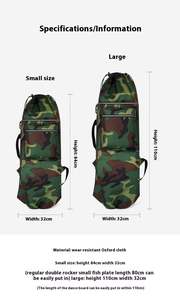 Nouvelle valise Oxford grande capacité, imperméable, durable, respirante, pliable, unisexe, pour les voyages, le sport, les week-ends et les séjours d'une nuit - Product Image 2