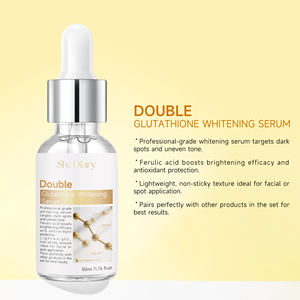 Conjunto de cuidado de la piel de marca blanca con logotipo personalizado Blanqueamiento orgánico Cuidado facial con eliminación de manchas oscuras - Product Image 5