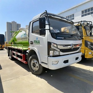 Factory Price Dongfeng 5cbm Sewage Suction Truck 4x2 5000l Sewage Septic Tank Truck for Sale - Product Image 1