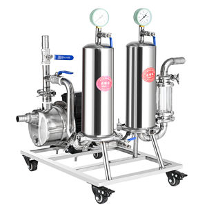 Machine de purification de vin automatique à double filtre à cartouche en acier inoxydable pour whisky, vin blanc, parfum et liqueurs - Product Image 6