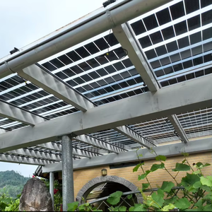 Pannello Solare Trasparente 150W 18V, Modulo Solare OEM Personalizzato per Vetrate di Serre - Product Image 1