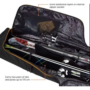 Muestra Gratuita, Bolsa de Transporte para Snowboard con Ruedas de Gran Capacidad, Bolsa para Esquí con Ruedas - Product Image 3
