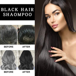 काले बाल डाई शैम्पू ओएम xinज़ी ब्रांड रंग निर्माता का अपना ब्रांड स्थायी अदरक काले बाल डाई शैम्पू - Product Image 4