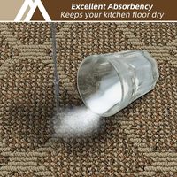 Modern Tufted Polypropylene Kitchen Sink Rug Washable Non Slip Mats 20x32 Absorbent Kitchen Runner Rugs for Kitchen Floor