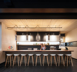 <span class=keywords><strong>Comptoir</strong></span> de bar en <span class=keywords><strong>bois</strong></span> à bas <span class=keywords><strong>prix</strong></span> <span class=keywords><strong>comptoir</strong></span> de café <span class=keywords><strong>comptoir</strong></span> de bar à Surface solide personnalisé pour café café - Product Image 4
