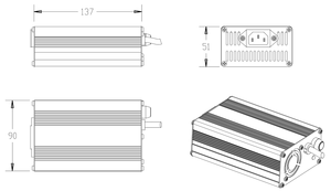 <span class=keywords><strong>Chargeur</strong></span> de batterie pour vélo électrique C300 certifié CE, haute qualité, 60v 48v 36v 12v, <span class=keywords><strong>chargeur</strong></span> de scooter - Product Image 6
