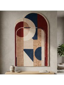 Tapis en laine tufté à la main, tapis de luxe moderne fait à la main, tapis texturé doux pour le salon, la chambre à coucher, l'intérieur de la maison - Product Image 4