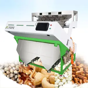 Tự động edamame Máy lột đậu xanh Peeler vỏ màu xanh lá cây rộng đậu máy lột colour phân loại colour SORTER