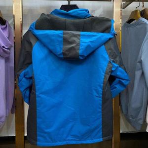 Wholesale Summer Long Thin Hooded Fleece Waterproof Breathable Quick-Dry Windbreaker <b>Jacket</b> Zipper Closure Custom Sized Outdoor - Product Image 3
