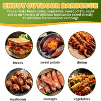 Plaque de cuisson portable multifonctionnelle en acier inoxydable de style japonais avec grille pliable pour le camping, le barbecue et la cuisine en plein air