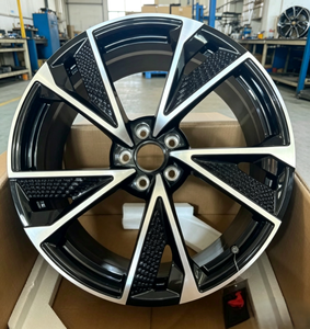 Jantes forgées 15 pouces 5x112 PCD 5 trous CB66.45/66.56 Noir avec face usinée en alliage d'aluminium <span class=keywords><strong>pour</strong></span> Audi - Product Image 4