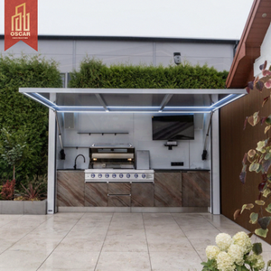 2026 New Bbq Grill Camping Set Modern Grey Cabinets Island Outdoor Use Outdoor Kitchen - Product Image 1