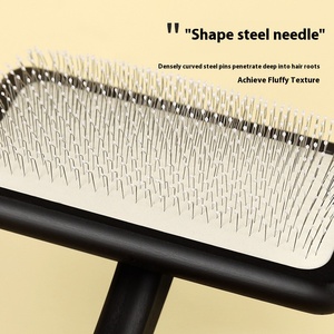 <span class=keywords><strong>Brosse</strong></span> longue en bois de qualité supérieure pour chiens de compagnie-Parfait pour le toilettage et les bains pour chiens de compagnie - Product Image 3