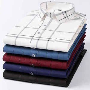 Camisas de esmoquin antiarrugas de gran tamaño para hombre al por mayor en estilo de calle para la temporada de primavera - Product Image 1