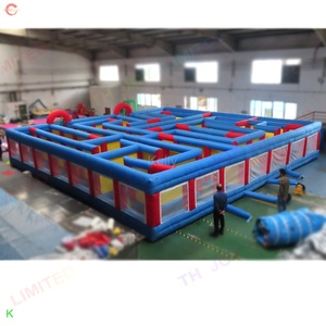 <span class=keywords><strong>Labyrinthe</strong></span> géant gonflable de 12x12m jeu de sport d'obstacle de <span class=keywords><strong>labyrinthe</strong></span> gonflable d'étiquette de <span class=keywords><strong>laser</strong></span> extérieur avec l'accessoire de ventilateur - Product Image 3