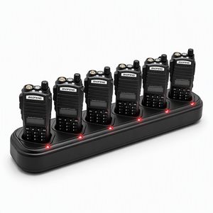 Cargador Múltiple para Walkie Talkie, Cargador de Seis Vías, Carga de Escritorio, Compatible con Radios <span class=keywords><strong>Baofeng</strong></span> 888S UV5R UV8R <span class=keywords><strong>UV9R</strong></span> PLUS - Product Image 2