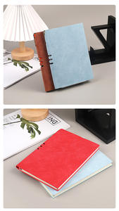 Cuaderno de Tapa Blanda A5 A6 de Cuero PU con Cierre de Cuerda, <span class=keywords><strong>Diario</strong></span> Personalizado con Papel Rayado - Product Image 6