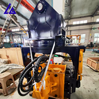 360 °   Rotierender Vibrationshammer mit Starker Antriebskraft Vielseitig Einsetzbar Ideal für Enge Räume für SK250 Bagger