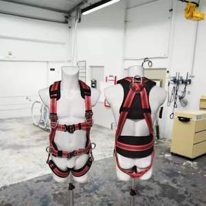 Connecteur complet à insertion rapide anti-chute à haute visibilité pour travailleur de la construction 6 points d'attelage pour les ceintures de sécurité à énergie éolienne - Product Image 5