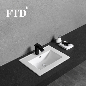 Meuble de salle de bain FTD de <span class=keywords><strong>petite</strong></span> taille, <span class=keywords><strong>profondeur</strong></span> 40 cm, design moderne, installation facile, lavabo rectangulaire facile à nettoyer, garantie 5 ans - Product Image 1