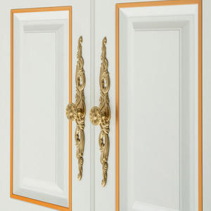 Modern Luxury <b>Gold</b> Copper Cabinet Knobs and <b>Pulls</b> Durable Dresser <b>Drawer</b> Handles for Hotel Bedroom Wardrobe Furniture Hardware - Product Image 1