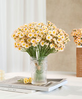 Bouquet de fleurs artificielles, camomille et marguerite, pour décoration intérieure et arrangement de scènes, produit phare
