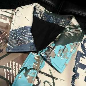 Chaqueta Urbana para Hombre con Estampado <span class=keywords><strong>de</strong></span> Grafiti, Transpirable, Estilo Bomber, Cuello con Cierre, Puños y Dobladillo Elásticos, Talla XS - Product Image 3