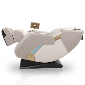 Silla de masaje de cuerpo completo de alta calidad 2025, carga inalámbrica, cuero PU, amasado, Airbag, prensa, manipulador 3D, riel Sl - Product Image 4