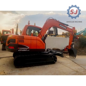 Miniexcavadora Usada Original Doosan DX80 de 8t en Venta, para Construcción/Minería - Alta Eficiencia de Excavación y Precio de Fábrica - Product Image 3