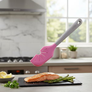 Modern Eco-Friendly 2-in-1 <b>Spatula</b> and Whisk Serving Tongs for Home Kitchen for Steak <b>Fish</b> and Frying New Condition - Product Image 3