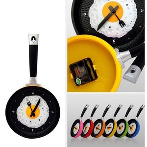 Wholesale Creative Flat Pan Wall <b>Clock</b> <b>Silent</b> Kitchen Wall <b>Clock</b> - Product Image 2