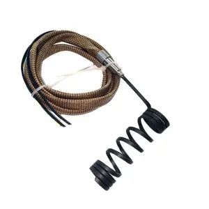 120v 2.2x4.2mm square spiral hot runner coil heater for dryer machine