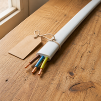 NYM-J PVC-isoliertes PVC-ummanteltes Flachgebäudekabel 300/500V Kupferleiter