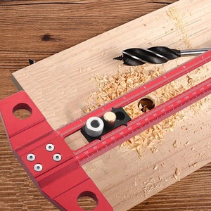 Outil de traçage industriel multifonctionnel 2-en-1 en forme de T, règle carrée pour marquage en pouces et en métrique sur le bois pour le travail du bois - Product Image 6