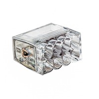 Bloc de bornes à enfoncement BELEKS 5 broches 600V 16-20AWG Connecteur de fil en matériau PC pour le câblage des panneaux de commande industriels