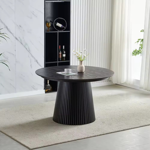 Tavolo <span class=keywords><strong>da</strong></span> Pranzo Pieghevole Allungabile in Legno Massello Ovale Salvaspazio Personalizzato OEM ODM - Product Image 4