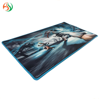 Tapis de souris de jeu personnalisé en gros, grand format, antidérapant, en caoutchouc, pour bureau