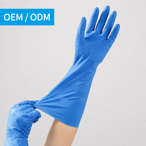 Custom <strong>Gloves</strong> Bule Nirtile <strong>Gloves</strong> Heavy Duty <strong>Nitrile</strong> <strong>Gloves</strong> For Work - Product Image 2