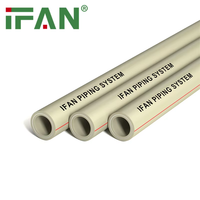IFAN Muestra gratis 20MM-160MM PPR Tubería de plástico de aluminio Materiales de plomería Tubería de plástico