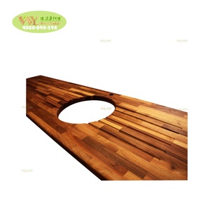 High Quality Rectangle Finger Joint USA Black Walnut <strong>Wood</strong> <strong>Table</strong> <strong>Top</strong> <strong>for</strong> Restaurant Kitchen Vanity Countertop - Product Image 5