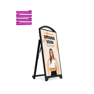 Soporte de Carteles con Ruedas, Pantalla Táctil LCD, Portátil para Interiores y Exteriores, IP65, Compatible con SDK para Señalización Digital, Publicidad, <span class=keywords><strong>Agencia</strong></span>, OEM - Product Image 1