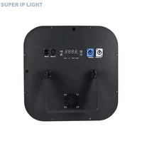 Effet de scène rétro 4*70W Golden LED 192*0.5W RGB Blanc Chaud 3-en-1, faisceau large 120°, gradation 16 bits, RDM Artnet Klingnet IP20, 4 yeux