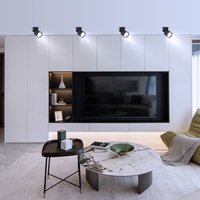 Spot LED de plafond encastré 3CCT, angle réglable, anti-éblouissement, en aluminium, pour la maison, le salon, la chambre, le magasin