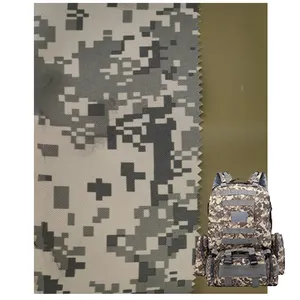 Mochila de poliéster 600D 900D tecido para barraca com revestimento de pvc tecido oxford camuflado